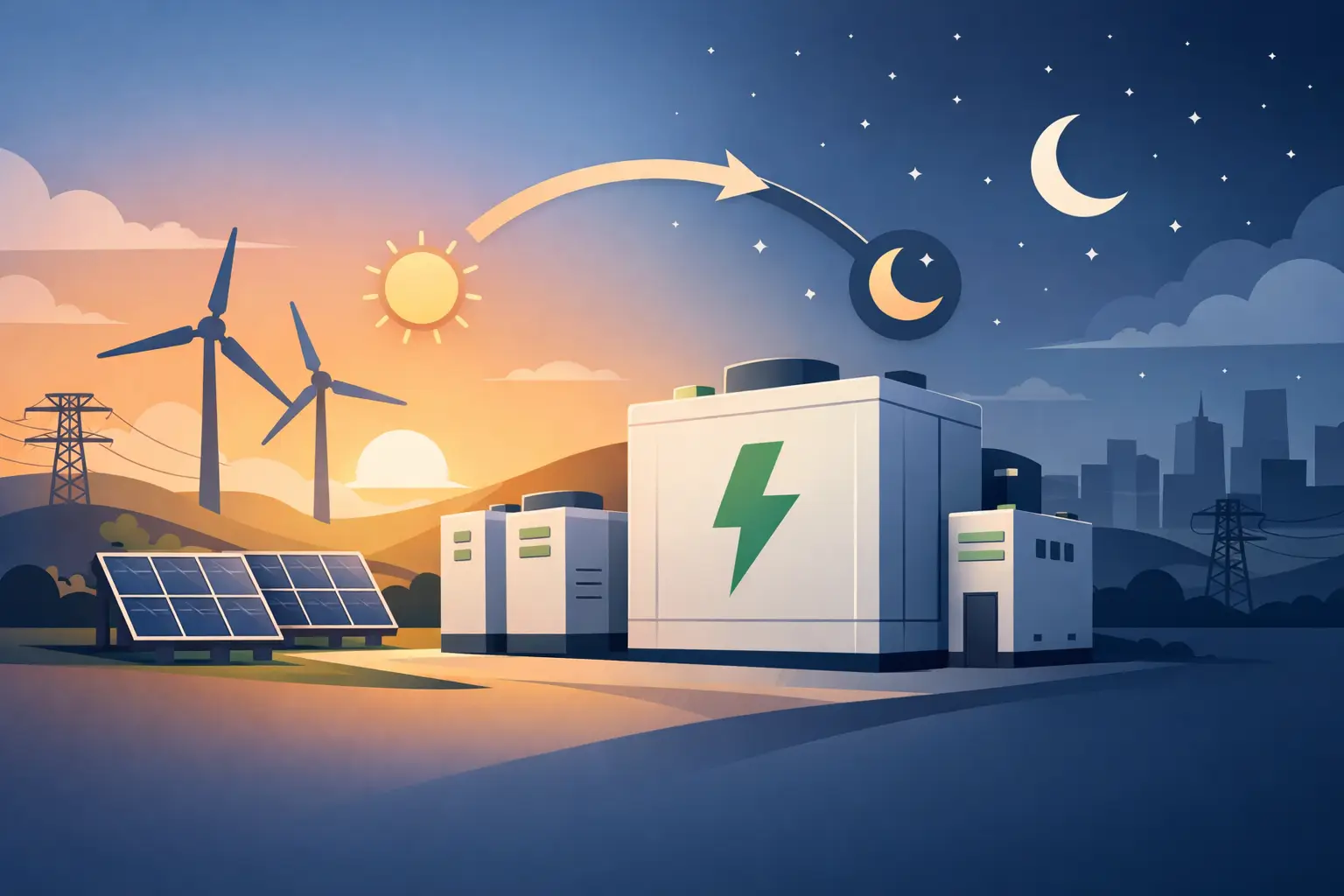 Overnight Electricity Storage Benefits Explained