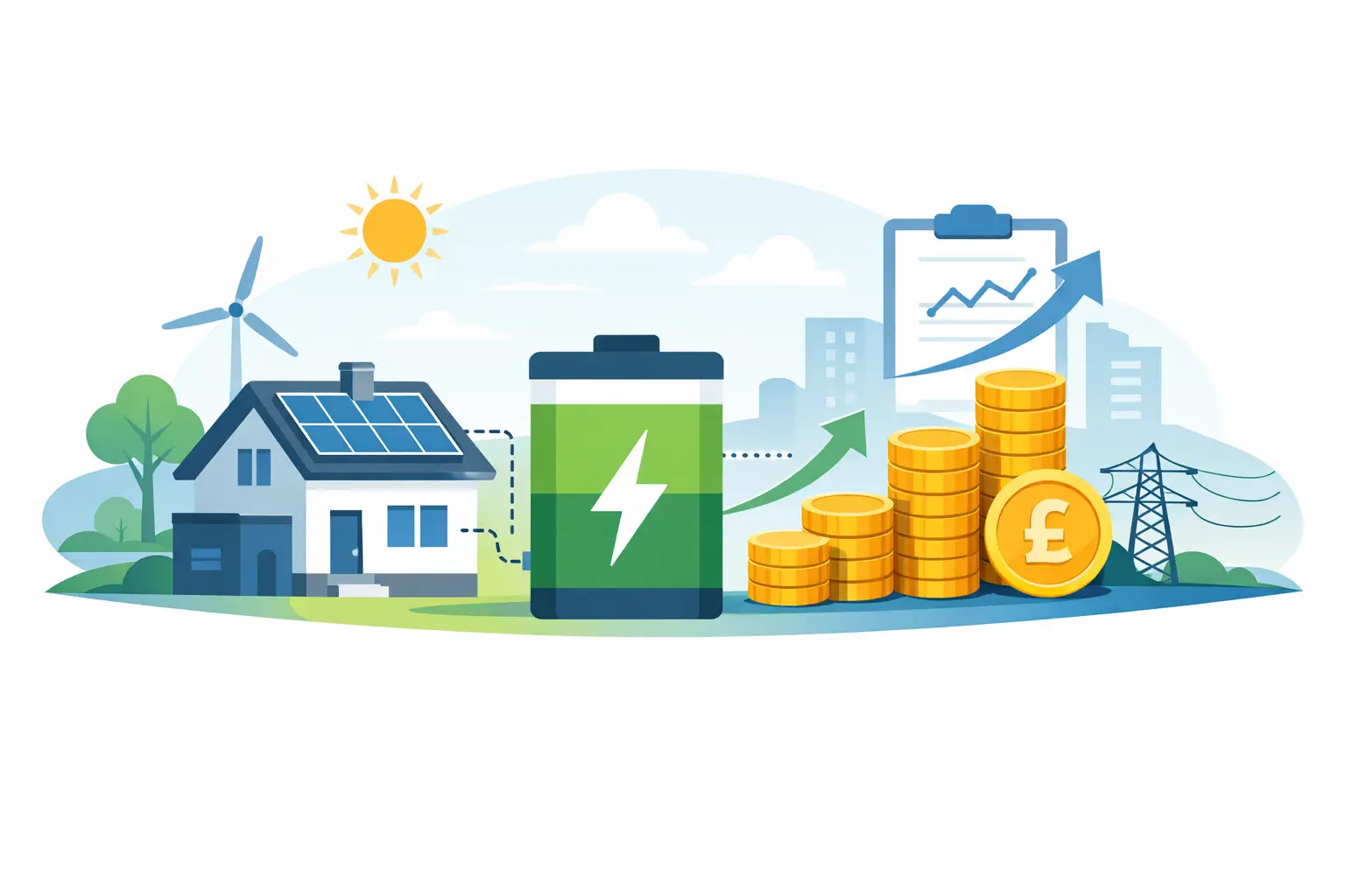 Example of Battery Tariff Savings UK